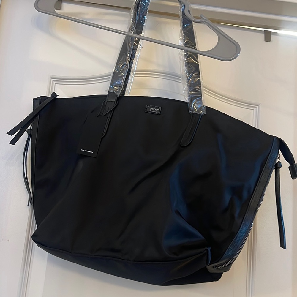 Small black bag great for gym or errands.